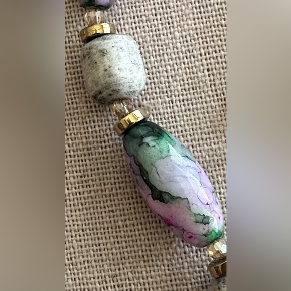 Adjustable 26 inch Mixed Bead Necklace NWOT - Picture 9 of 14